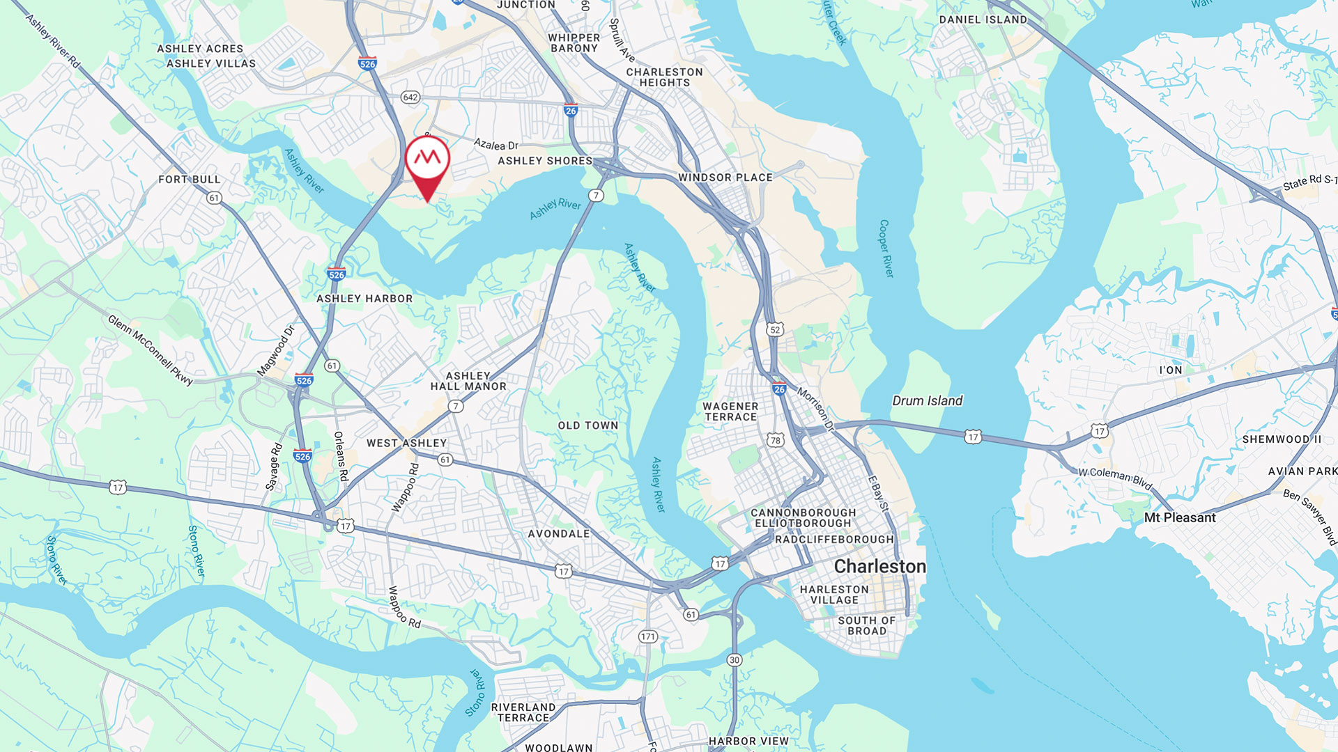 Charleston Map